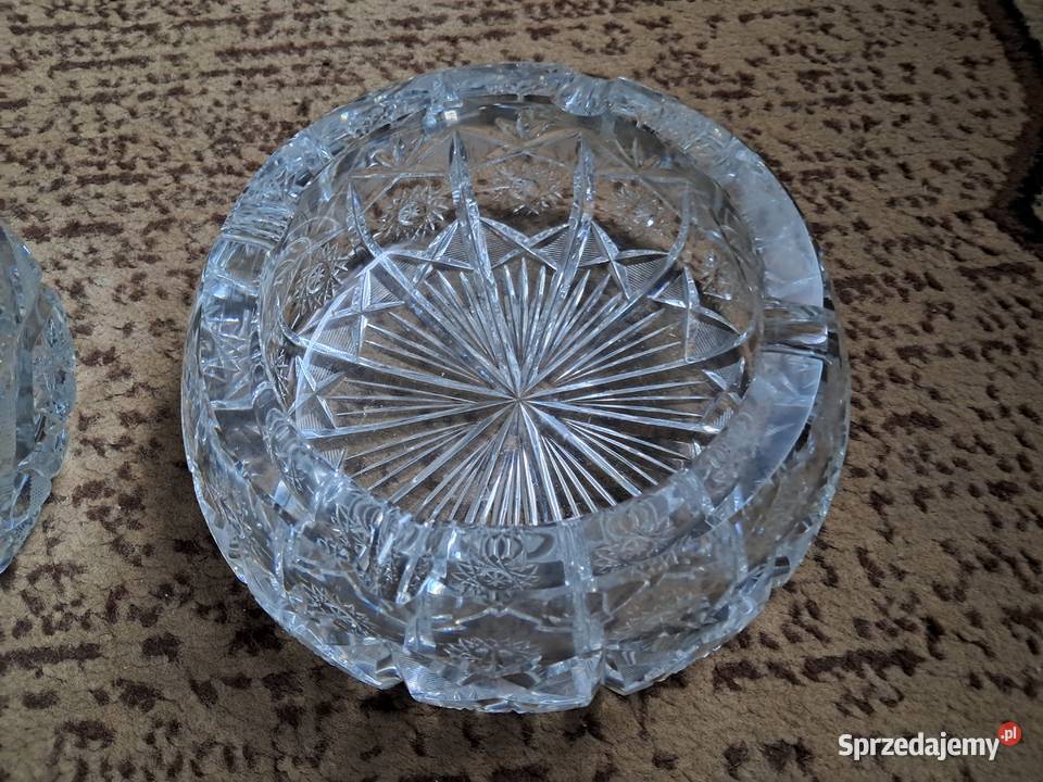 Popielniczka kryształowa PRL Gdańsk sprzedam