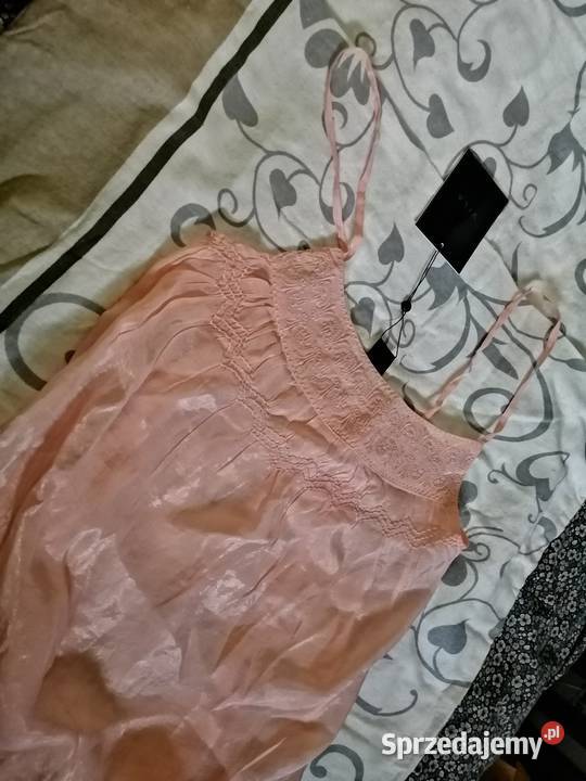 VILA bluzka Top bluzeczka na ramiączkach Haft Leszno