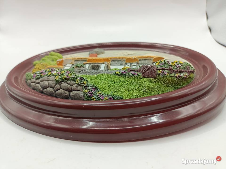 Obrazek domek Hand made England w stylu vintage