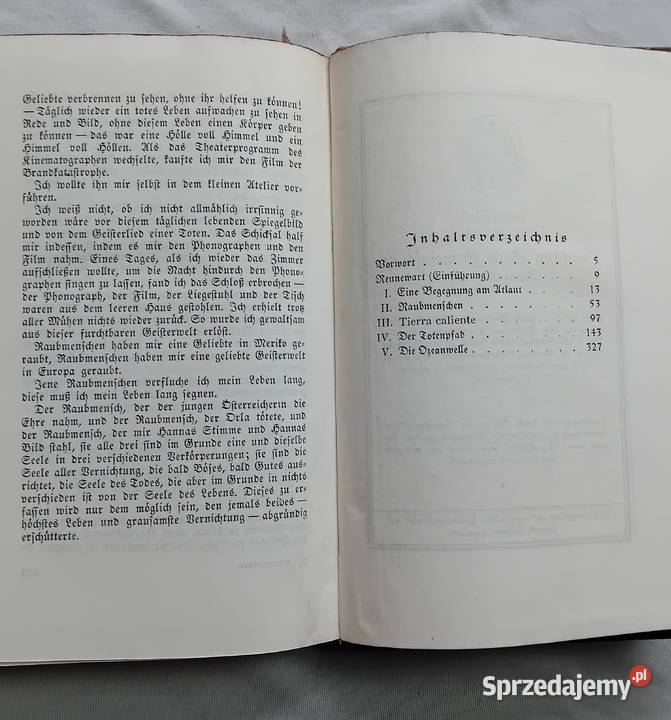 Dauthendey Raubmenschen Deutsche Buch Gem 1931 Koźminek