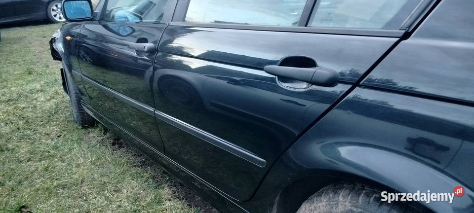 Bmw e46 drzwi lewy tył IDEALNE czarne schwardz2 Aleksandrów Łódzki sprzedam