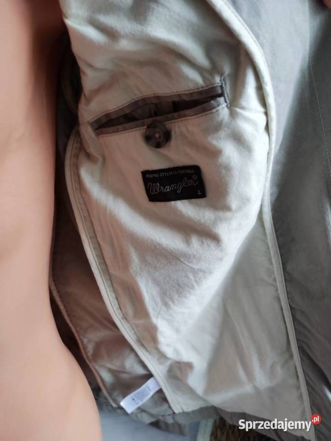 Marynarka męska Wrangler beżowa Moda i Styl opolskie Głuchołazy sprzedam