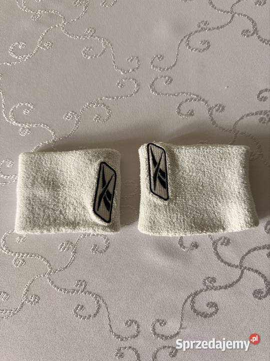 Frotki Reebok vintage lata 90 białe opaski na Czerwionka-Leszczyny