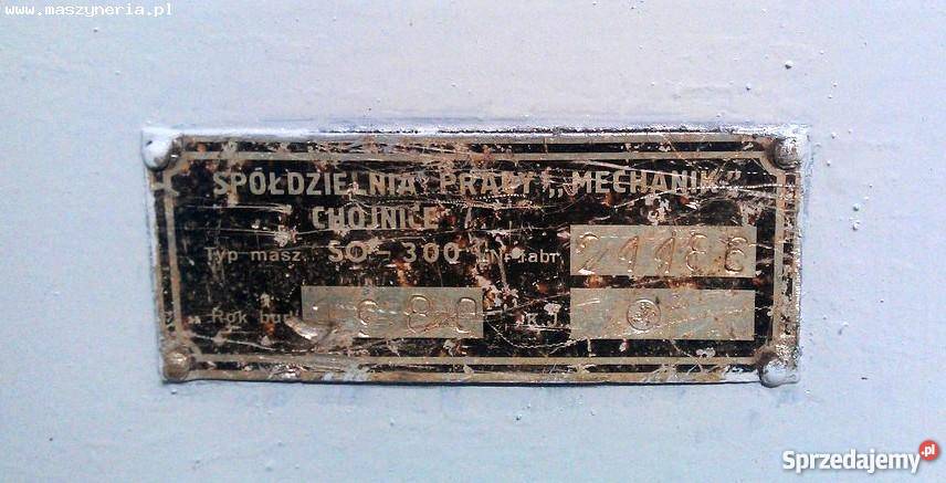 Szlifierka dwutarczowa SO 300 dolnośląskie Jelenia Góra