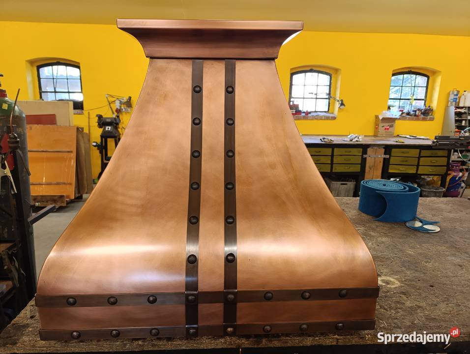 Okap kuchenny miedziany okap miedziany copper Dzierżoniów