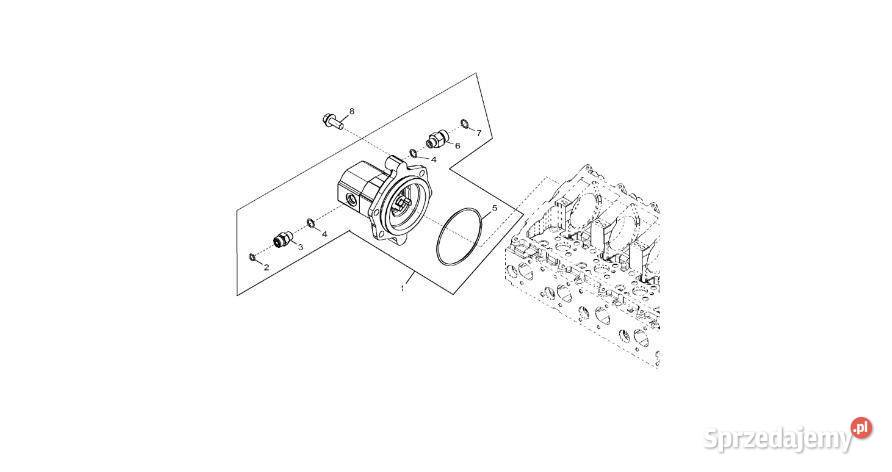 John Deere 9470RX Pompa paliwa DZ124926 Silnik Pozostałe Jastrzębniki sprzedam