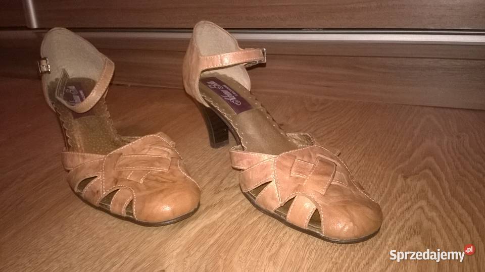 Buty damskie skórzane r 37 podkarpackie Sanok sprzedam