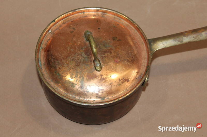 Miedziany garnuszek z rączką 1050 Szczecin