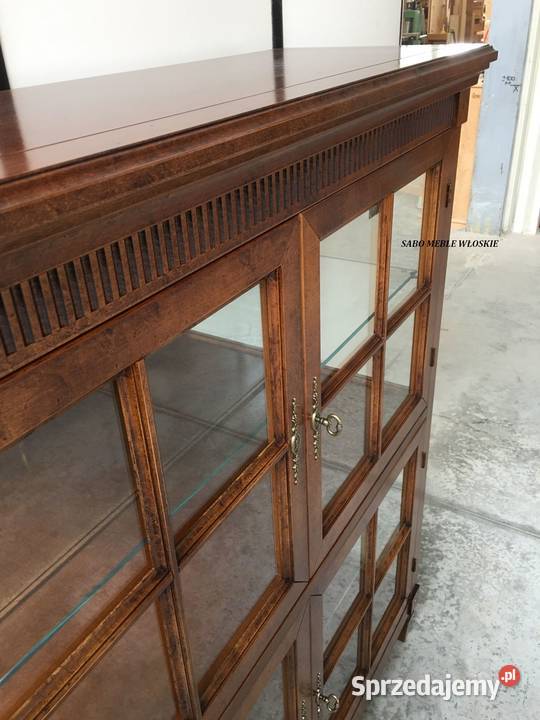 Klasyczna witryna drewniana Luiza 37 orzechowa Przemyśl