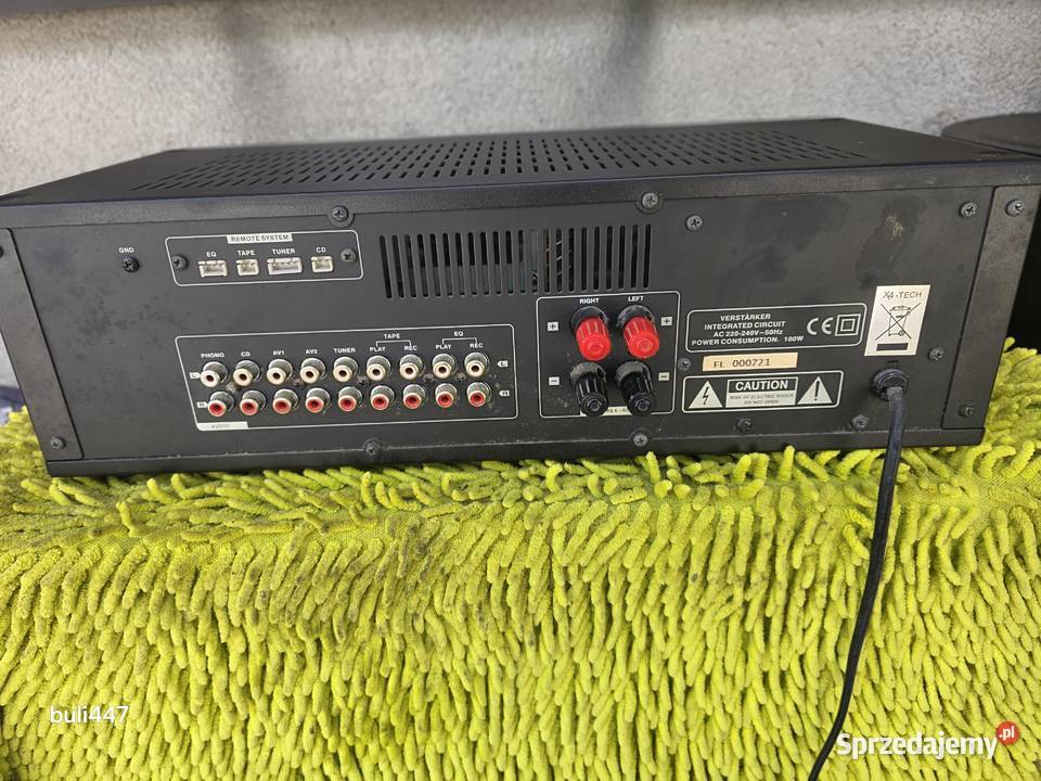 wzmacniacz x4tech a1000 stereo Wzmacniacze i pokrewne Chełm Śląski
