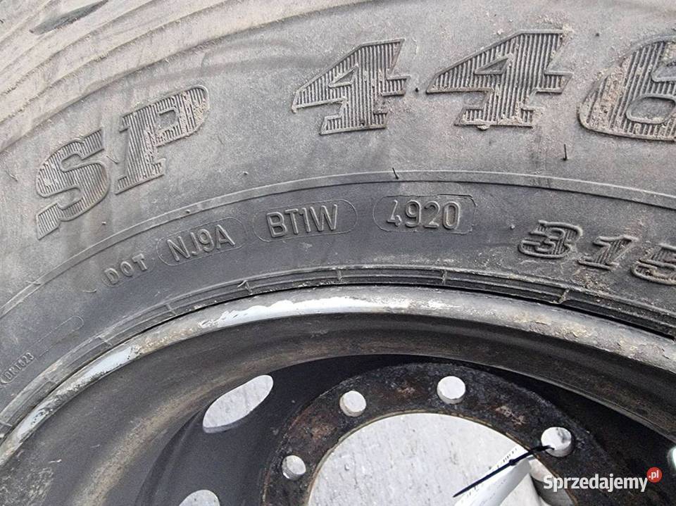OPONA 225 NAPĘDOWA MAN TGX 18440 DUNLOP SP446 osobowe Motoryzacja Lipno