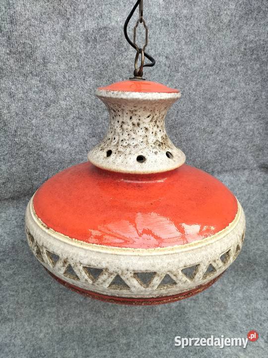 Lampa wisząca ceramiczna Fat Lava duża Leszno