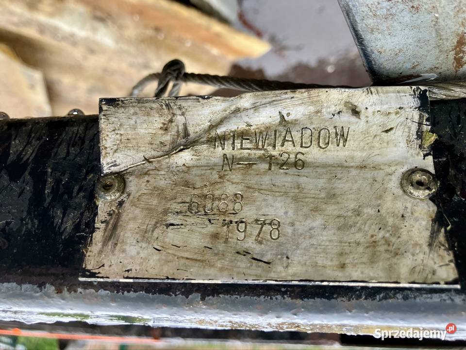 Podwozie rama przyczepą niewiadów n126 Bezrzecze sprzedam