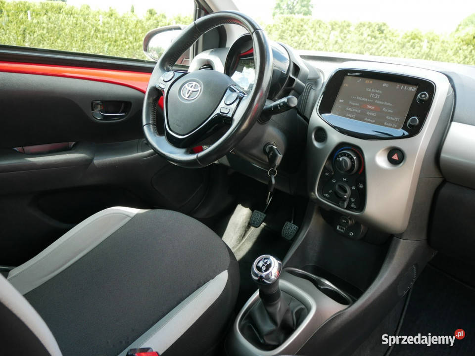 Toyota Aygo 10 VVTi 69 EU6 Klima Kamera cofania gniazdo USB śląskie Goczałkowice-Zdrój