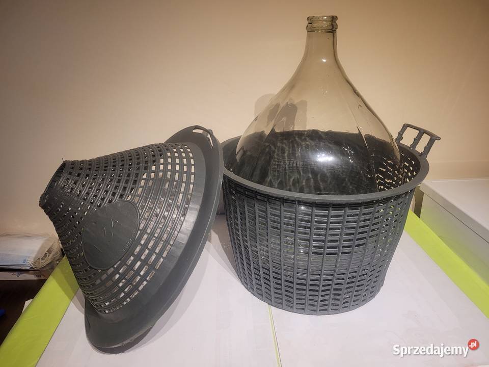 Gąsior balon 34L w koszu do wina nalewek sprzedam