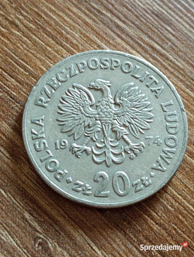 Sprzedam piate 20 zl 1974 r zzm