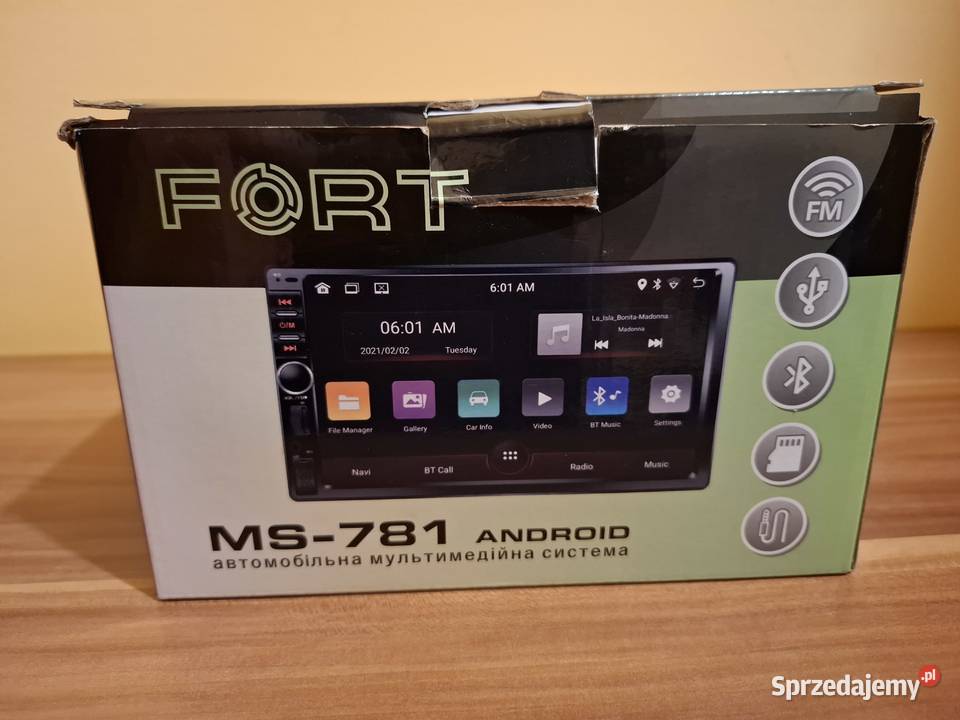 Radio samochodowe FORT MS781 Android Radioodtwarzacze sprzedam