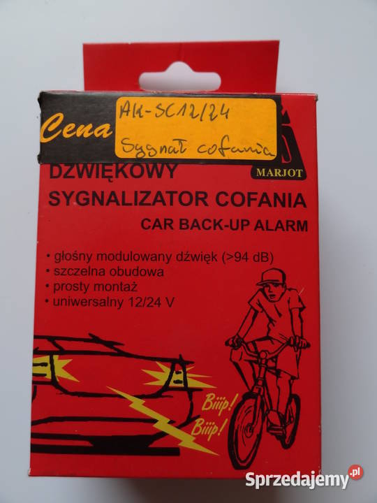 Dźwiękowy sygnalizator cofania pojazdu 1224 V zachodniopomorskie Szczecin
