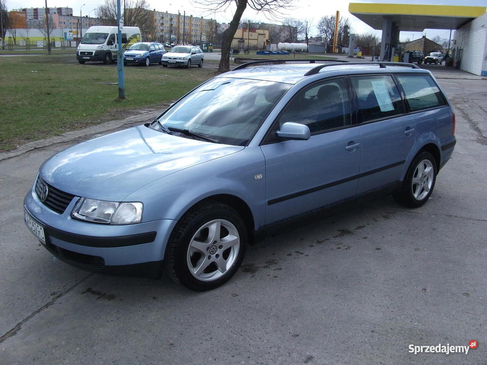 Volkswagen Passat 19 TDI 130 2000r błękitny meta Włocławek sprzedam