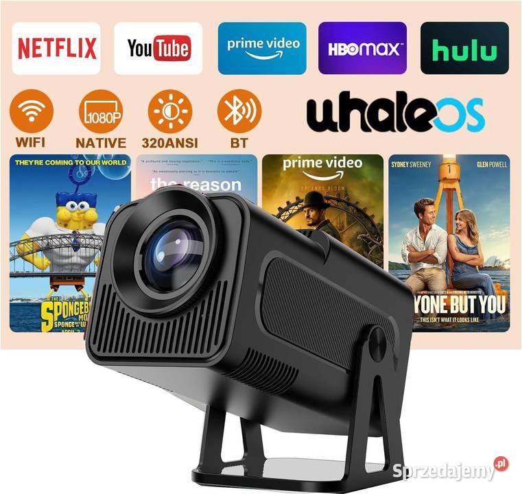 Projektor LED Alwtniet BCVZHN552DYI342 czarny Myszyniec