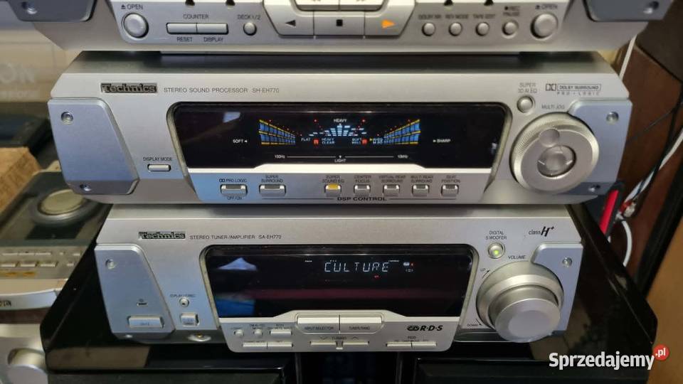 Wieża Technics SCEH770 Komplet kolumny SBDV250 Warta