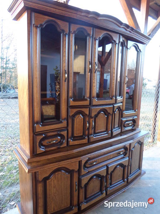 witrna kredens dębowa drewniana stan wysyłka Buczek
