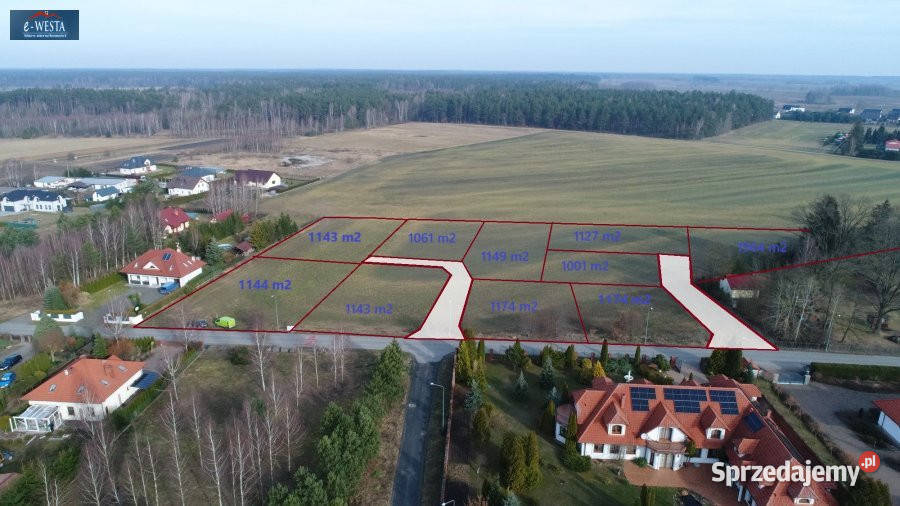 Ziemię sprzedam 1173 metry Piaskowo