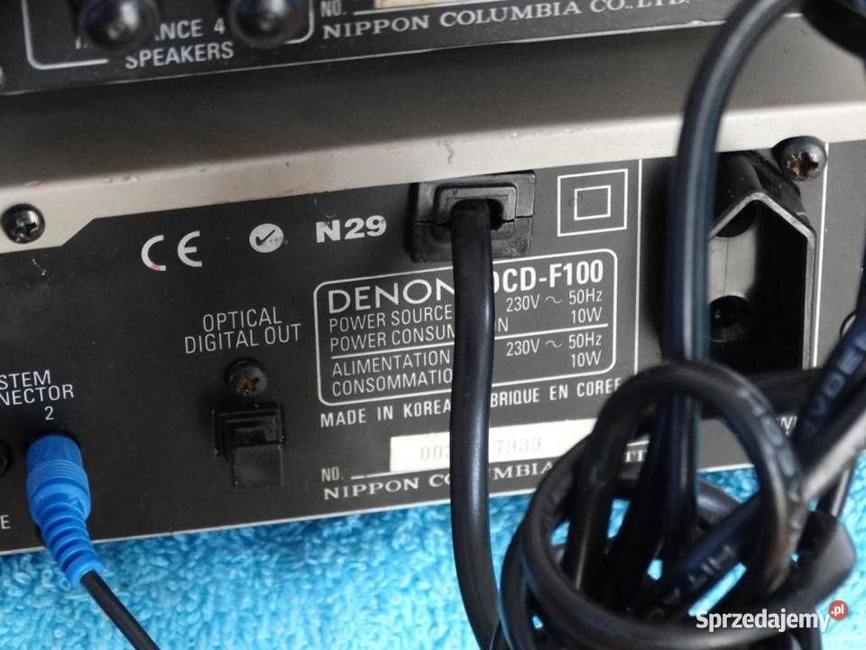 Amplituner i CD Denon DRAF100 szampan WYSYŁKA Amplitunery