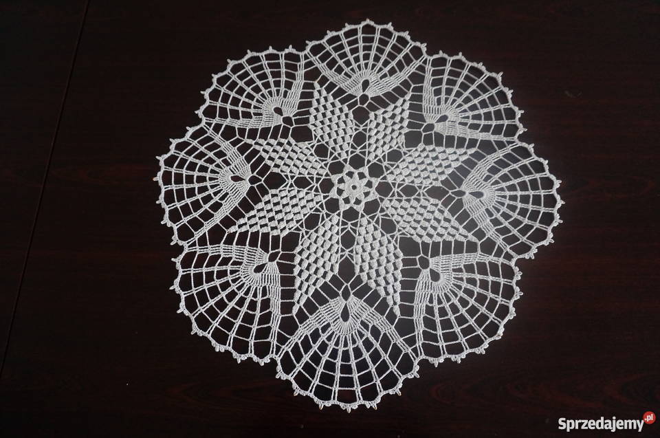 serwety obrus bieżnik serweta szydełko Libiszów-Kolonia sprzedam