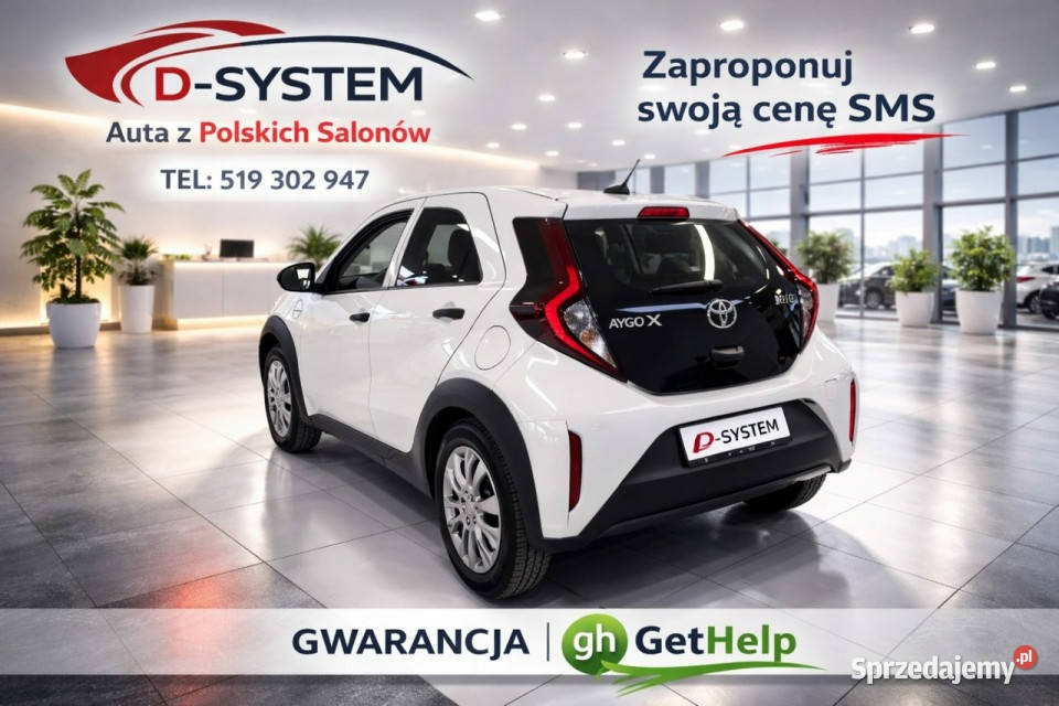 Toyota Aygo X 2022 Salon Polska 1Właściciel ledy elektrochrom. lusterko wst. Białystok