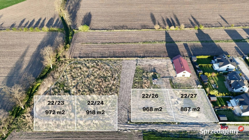 Grunt 879m2 Chomęcice wielkopolskie