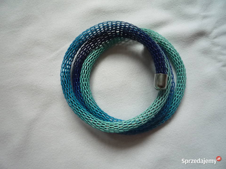 Nowa Niebieska cieniowana bransoletka na rękę zachodniopomorskie Szczecin