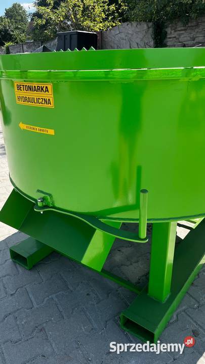 Okrągła Betoniarka Hydrauliczna 800L Do Betonu Pozostałe Ełk