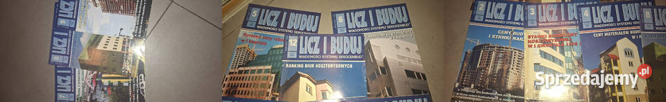 Komplet LICZ I BUDUJ pełny rocznik 1998 polska Łęczyca sprzedam
