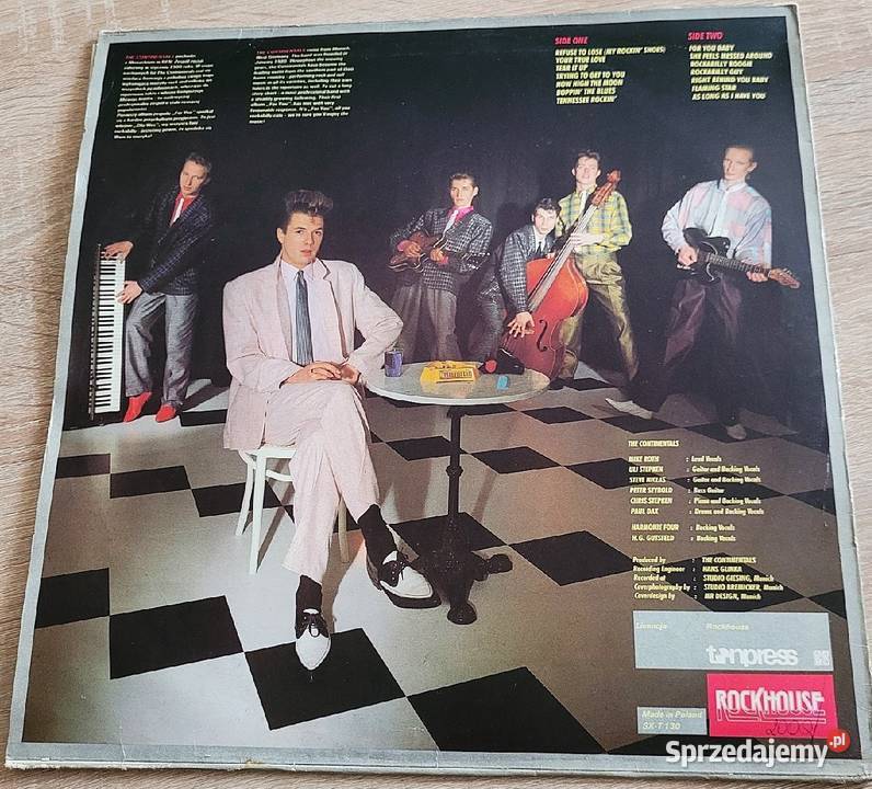 The Continentals For You Baby płyta z roku 1986 kujawsko-pomorskie Chełmno