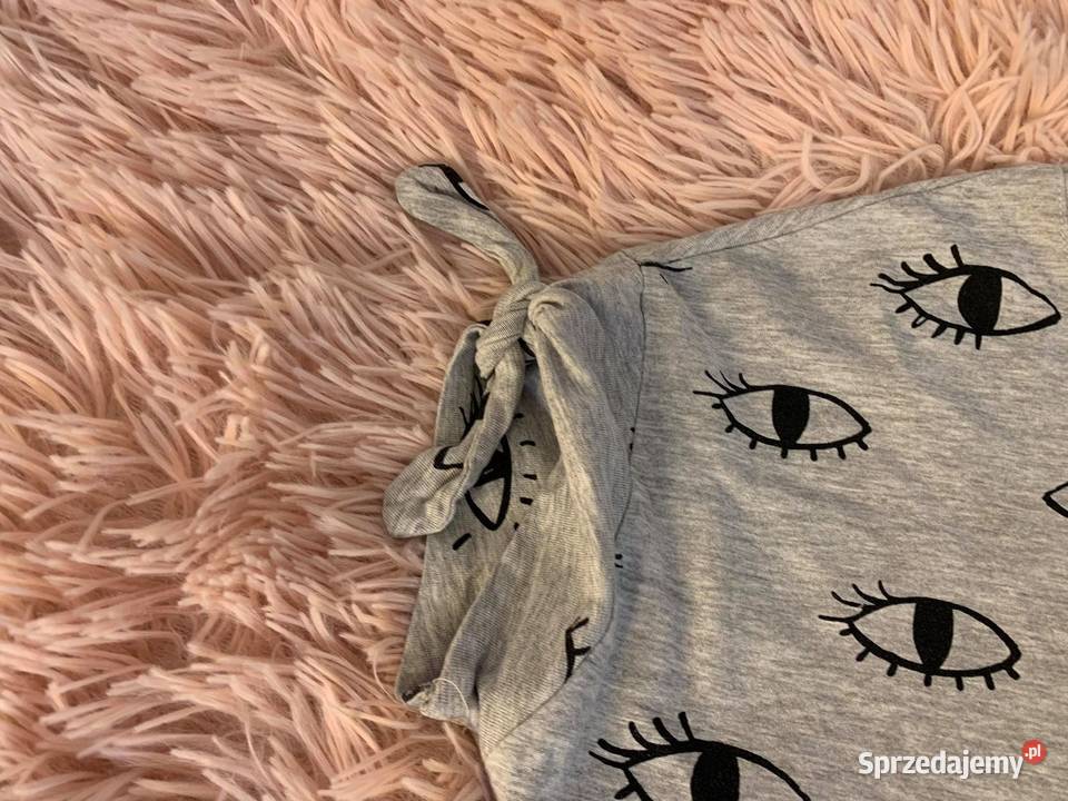 Tshirt koszulka z wiązaniami rękawach oczy HIT podkarpackie Jasło