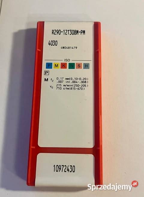 Płytki skrawające Sandvik R29012 T3 08MPM 4030 Wrocław