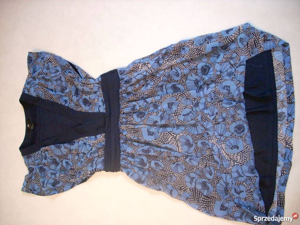 HM sukienka zwiewna elegancka j NOWA 34 XS 36 S Kwiatki sprzedam