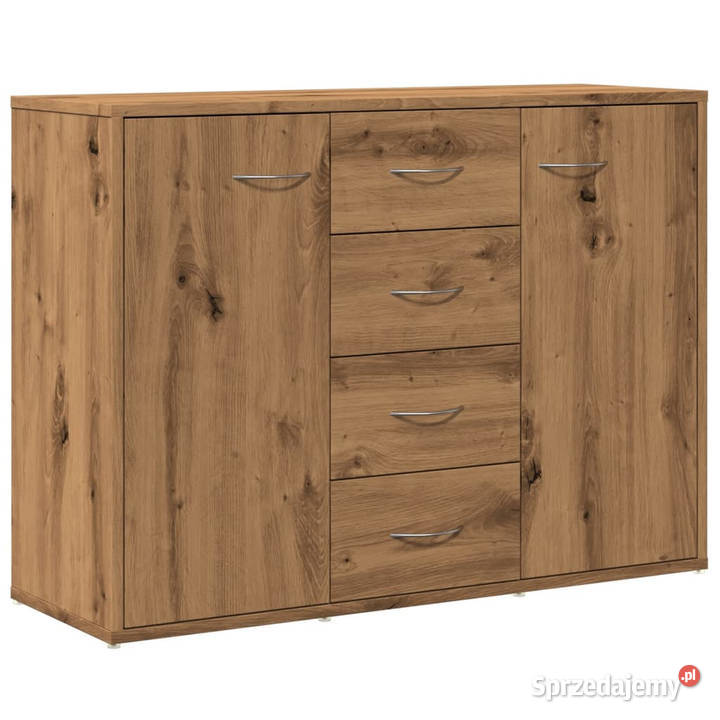 Komoda dąb artisan 88x30x64 materiał Warszawa