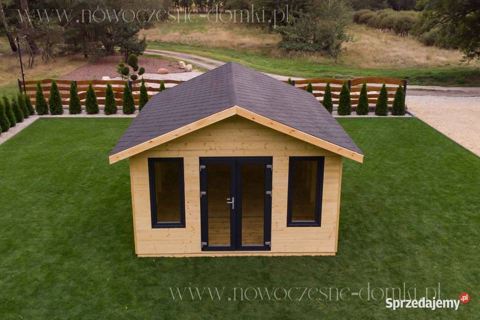 Drewniany domek ogrodowy Leon 2 wym 4x4m Olsztyn