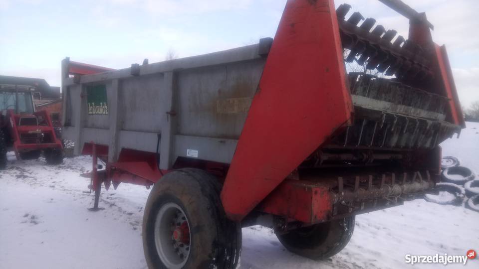Rozrzutnik obornika Leboulch 78 ton nieuszkodzony Koźmin Wielkopolski