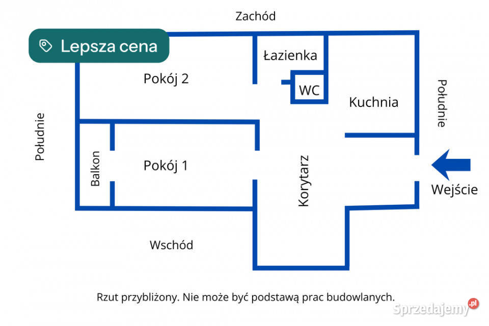 2 pokoje balkon potencjał 3 pokoi Lublin