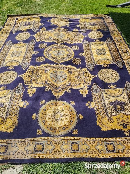 Zabytkowy dywan TEBA Kasak 360x290 wełna antyk Przeworsk