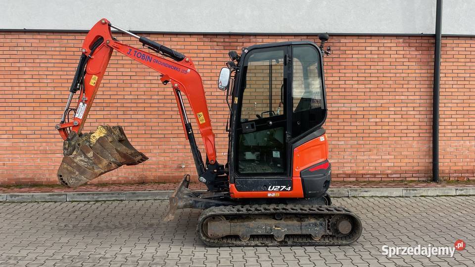 Minikoparka KUBOTA U274 2019 Dodatkowy osprzęt łódzkie Ujazd