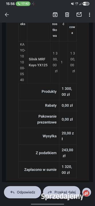 Kayo 125 tttd zadbane croospitbike mazowieckie