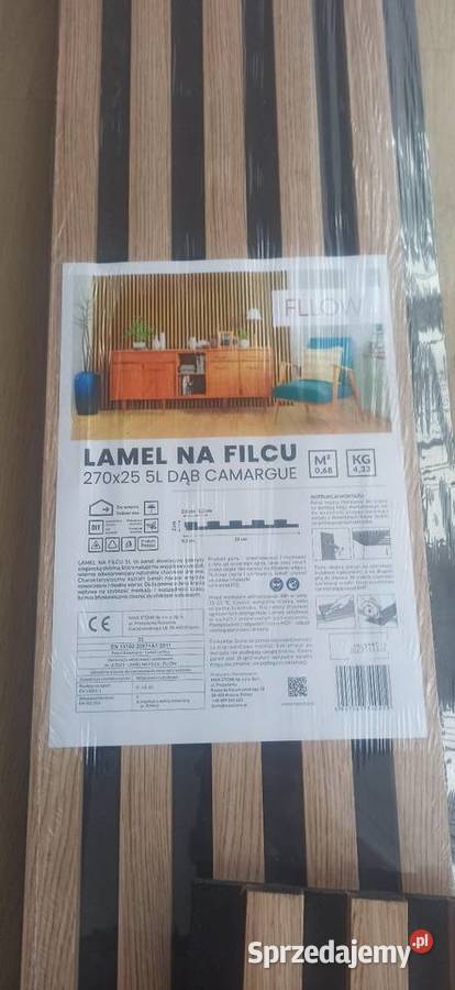 Lamele ścienne na filcu Panele dekoracyjne Dom i Ogród Rosnówko