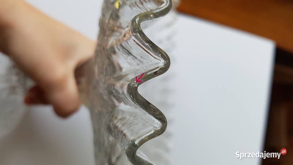 Patera owocarka z falbanką Anemony Ząbkowice Dąbrowa Górnicza