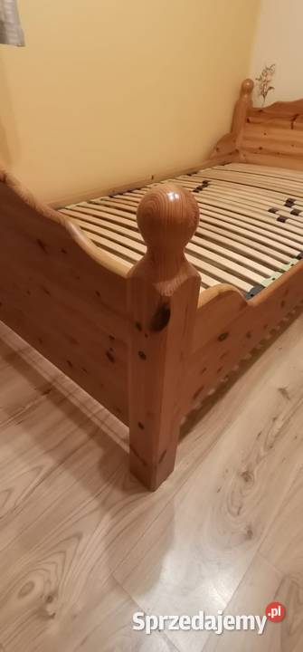 Łóżko drewniane z materacem100200 mazowieckie Sterdyń