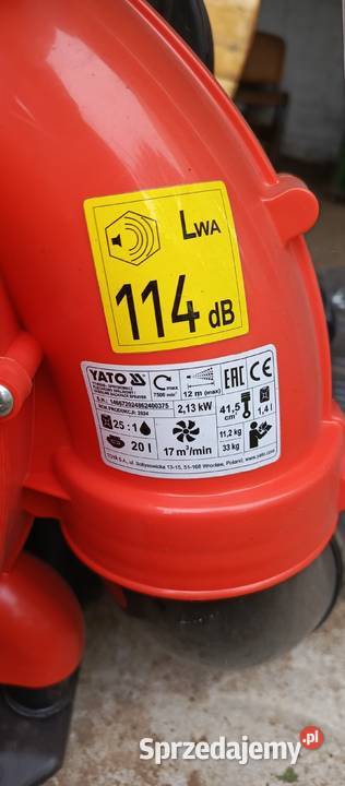 OPRYSKIWACZ SPALINOWY PLECAKOWY 20L DMUCHAWA Piaski