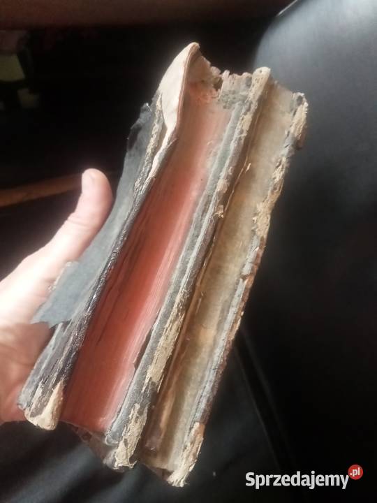 Stare książki XVIIw Kuriozum schowek sekretna Grójec